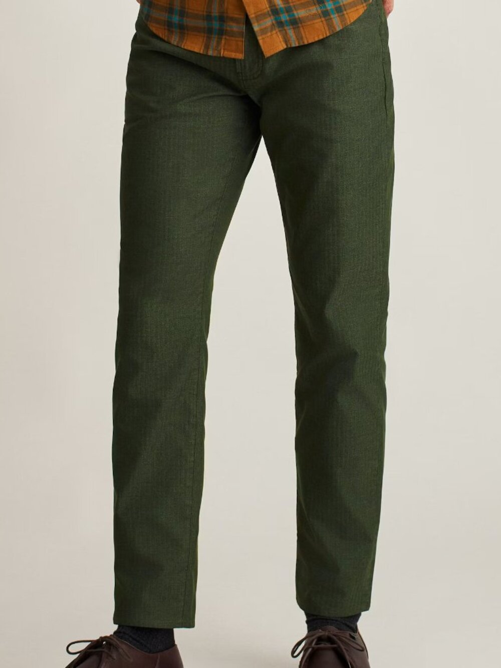 Bonobos Duffel Green Herringbone 5-Pocket Pants 31x30 slim taper BRAND NEW NWOT